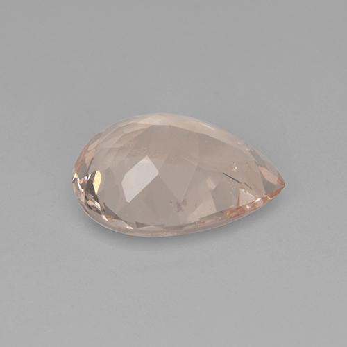 Morganite Rose très clair naturelle En forme de poire, 2.59 ct, VS