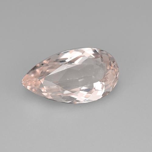 Morganite Rose clair naturelle En forme de poire, 2.52 ct, VS