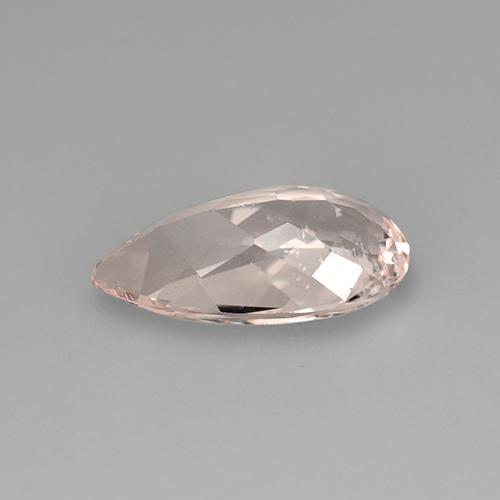 Morganite Rose clair naturelle En forme de poire, 2.52 ct, VS