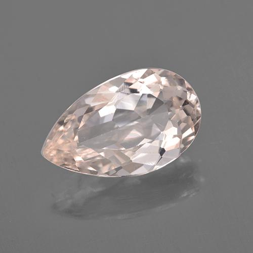 Morganite rose naturelle en forme de poire, 2,47 ct, VVS-VS