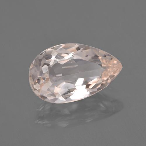 Morganite rose naturelle en forme de poire, 2,47 ct, VVS-VS