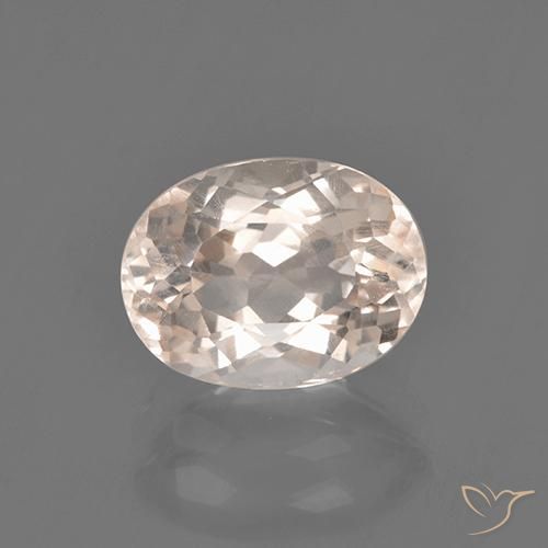 2.54ct Naturel Rose moyen Morganite, ovale, VS, Photo A