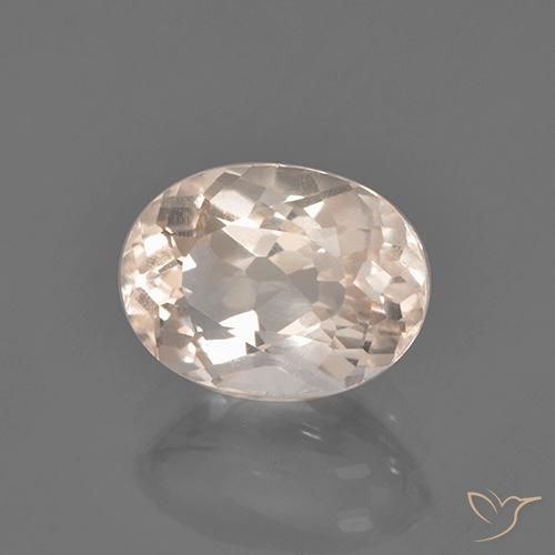 Morganite Rose moyen naturelle ovale, 2.54 ct, VS