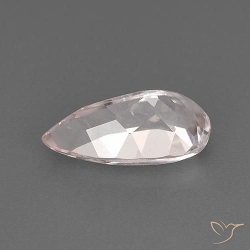 Morganite Rose clair naturelle En forme de poire, 1.21 ct, VS
