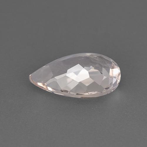 Morganite rose naturelle en forme de poire, 1,43 ct, VVS-VS