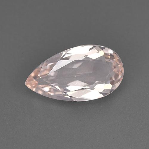 Morganite rose naturelle en forme de poire, 1,11 ct, VVS-VS