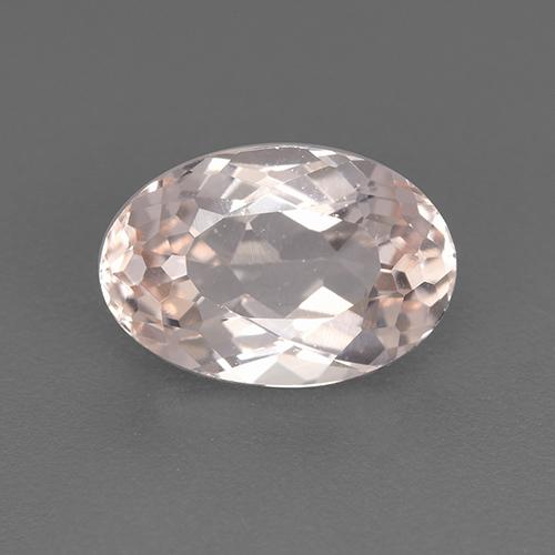 Morganite Rose moyen naturelle Coupe ovale, 1.60 ct, VVS-VS