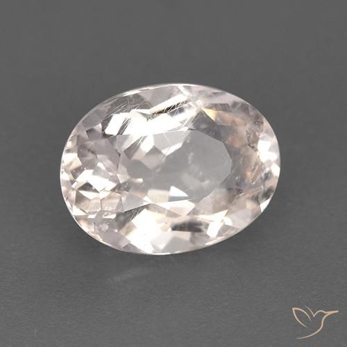 Morganite Saumon Rose naturelle ovale, 1.33 ct, VS-SI