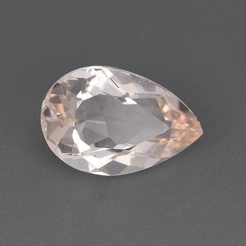 Morganite rose naturelle en forme de poire, 1,61 ct, VVS-VS