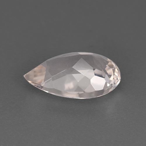 Morganite rose naturelle en forme de poire, 1,61 ct, VVS-VS