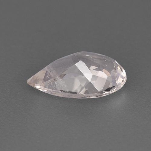 Morganite rose naturelle en forme de poire, 1,13 ct, VS