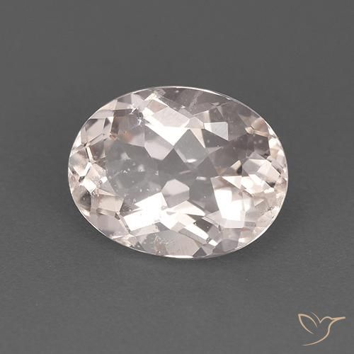 Morganite Blanc naturelle ovale, 1.79 ct, VS
