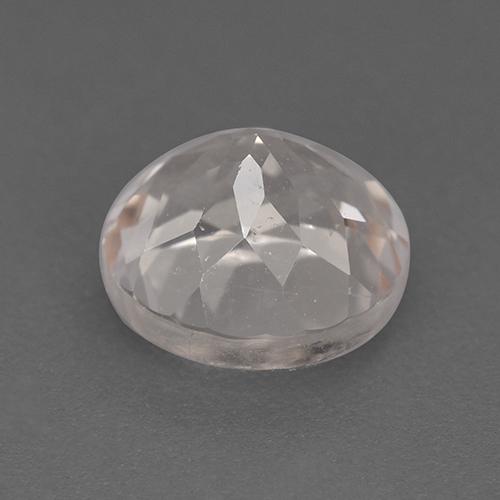 Morganite Saumon Rose naturelle Coupe roude, 1.37 ct, VVS-VS