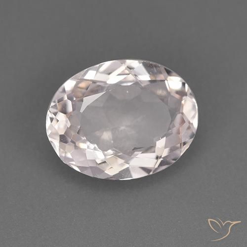 Morganite Blanc naturelle ovale, 1.60 ct, VVS-VS