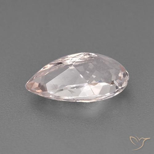 Morganite Rose moyen naturelle En forme de poire, 1.50 ct, VVS-VS