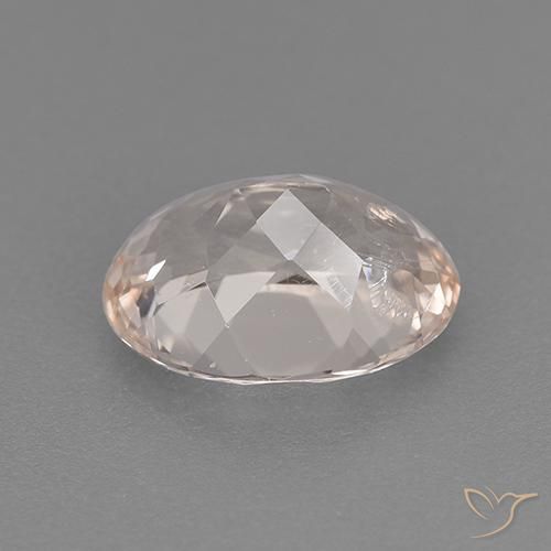 Morganite Rose très clair naturelle ovale, 1.69 ct, VS