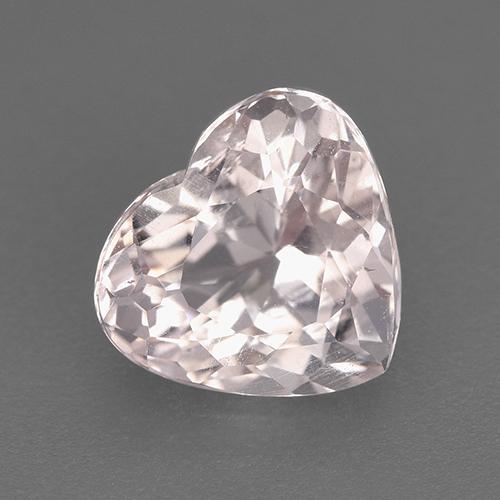 Morganite Rose clair naturelle Forme de coeur, 1.91 ct, VS