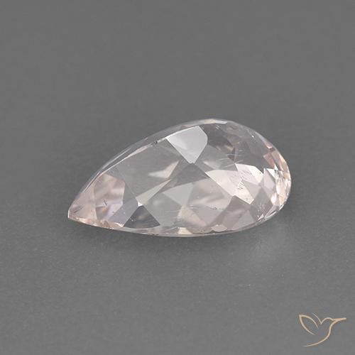Morganite Flamant rose naturelle En forme de poire, 1.51 ct, VS