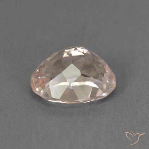 Morganite Rose moyen naturelle ovale, 1.54 ct, VS