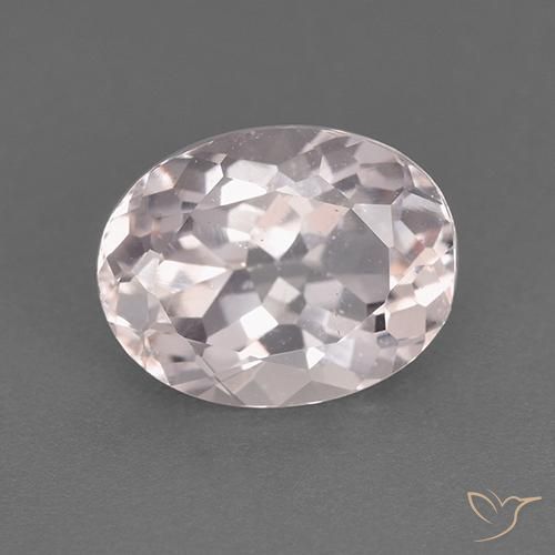 1.86ct Naturel Rose clair Morganite, ovale, VS