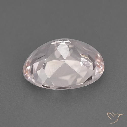 Morganite Rose clair naturelle ovale, 1.86 ct, VS