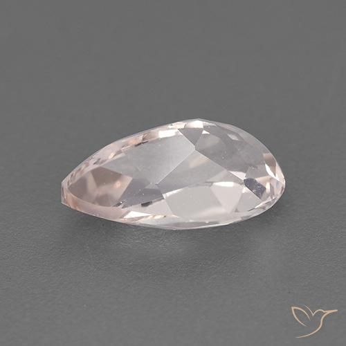 Morganite Ton rose rosé naturelle En forme de poire, 1.30 ct, VS