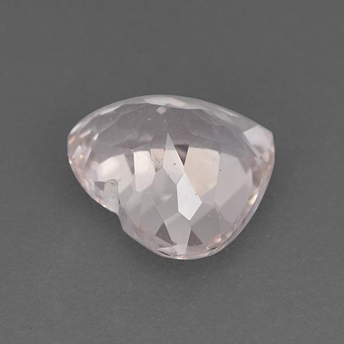 Morganite Rose clair naturelle Forme de coeur, 1.30 ct, VS