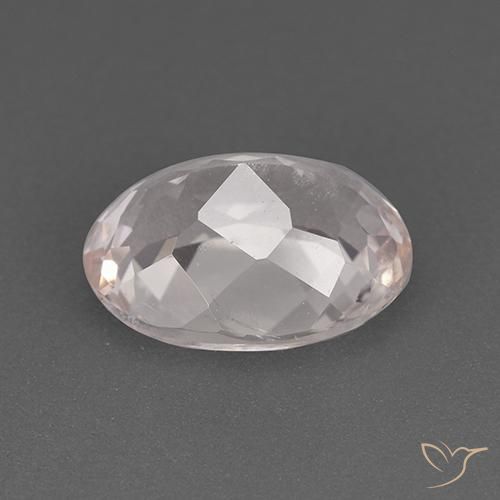 Morganite Rose clair naturelle ovale, 1.95 ct, VS