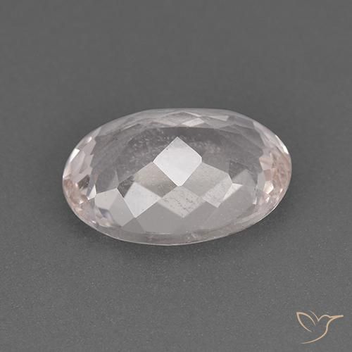 Morganite Rose clair naturelle ovale, 1.63 ct, VS