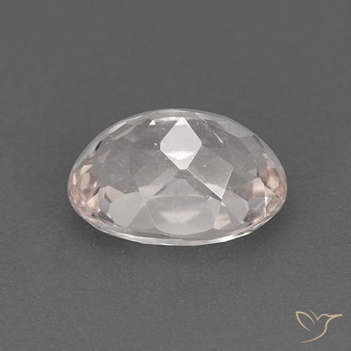 Morganite Saumon Rose naturelle ovale, 1.38 ct, VS
