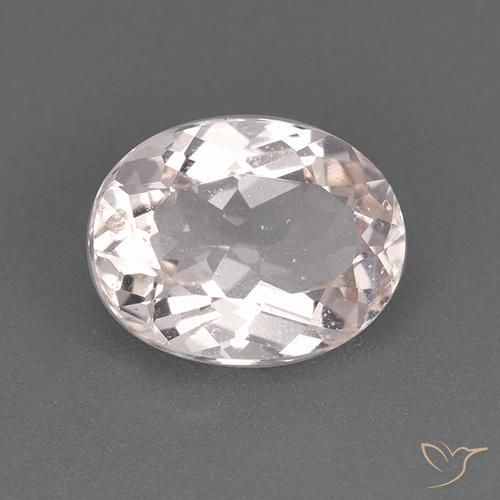 1.85ct Naturel Flamant rose Morganite, ovale, VS