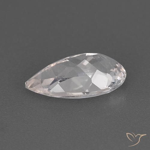 Morganite Rose clair naturelle En forme de poire, 1.53 ct, VS