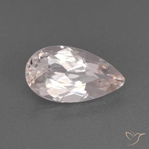 Morganite Ton rose rosé naturelle En forme de poire, 1.60 ct, VS