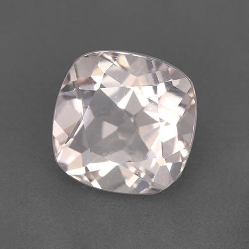 Morganite rose naturelle coupe coussin, 1,08 ct, VVS-VS