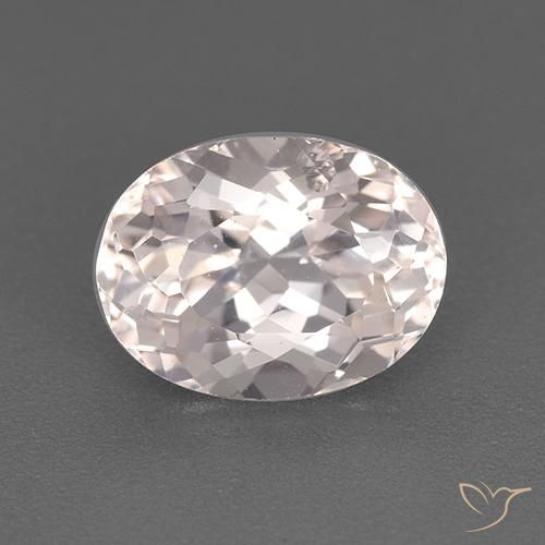 1.95ct Naturel Rose clair Morganite, ovale, VS