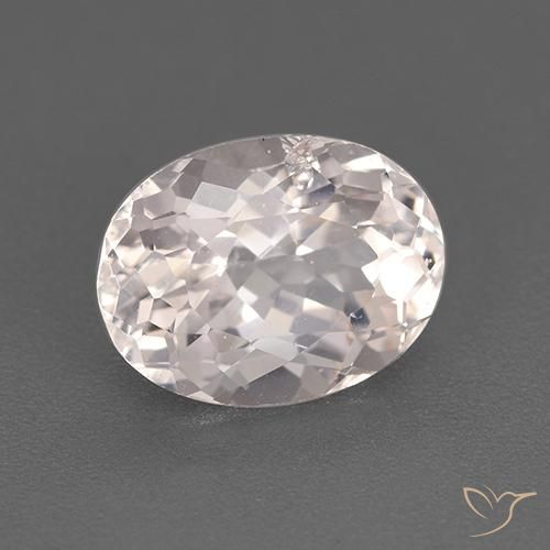 Morganite Rose clair naturelle ovale, 1.95 ct, VS