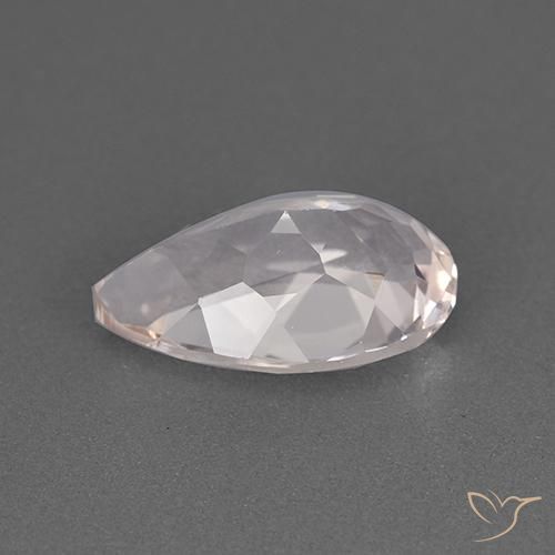 Morganite Flamant rose naturelle En forme de poire, 1.42 ct, VVS-VS