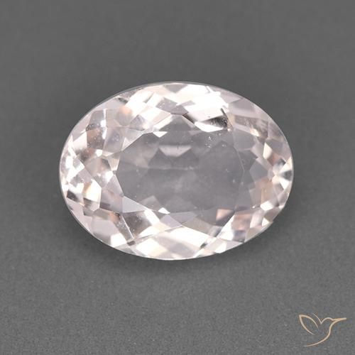 1.61ct Naturel Rose clair Morganite, ovale, VS