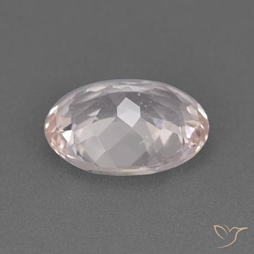 Morganite Rose clair naturelle ovale, 1.61 ct, VS