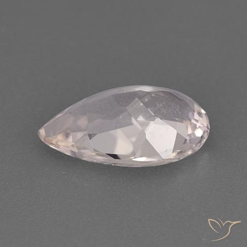 Morganite Rose clair naturelle En forme de poire, 1.38 ct, VS