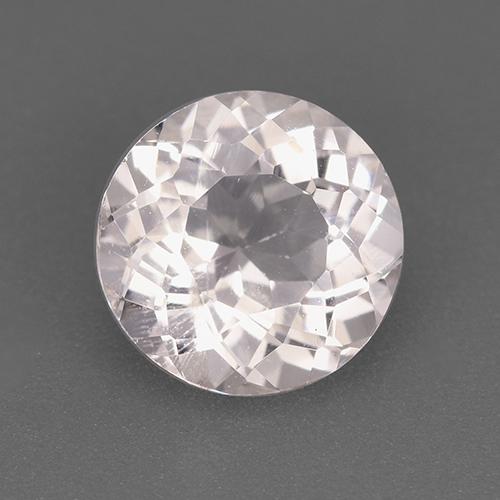 Morganite Rose clair naturelle Coupe roude, 1.54 ct, VS