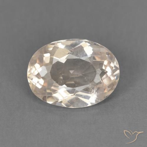 1.50ct Naturel Rose moyen Morganite, ovale, VS