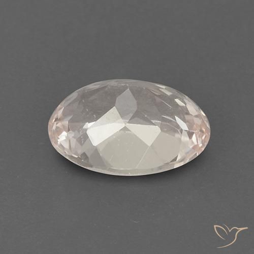 Morganite Rose moyen-léger naturelle ovale, 1.90 ct, VS