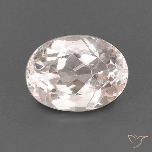 1.33ct Naturel Rose moyen-léger Morganite, ovale, VS