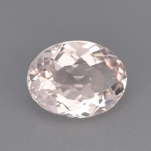 Morganite rose naturelle coupe ovale, 2,02 ct, VVS-VS