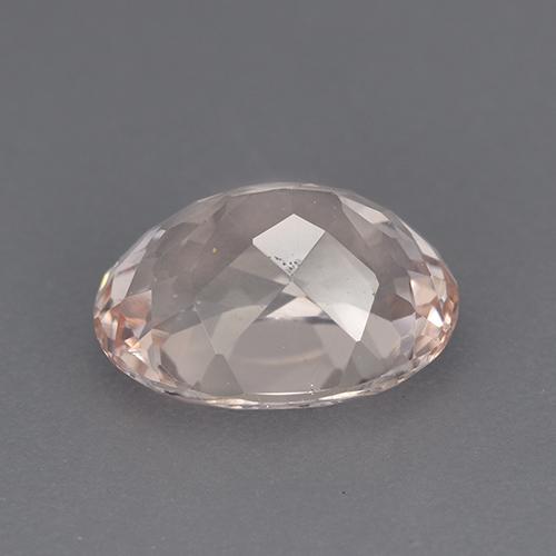 Morganite Rose clair naturelle Coupe ovale, 2.10 ct, VVS-VS