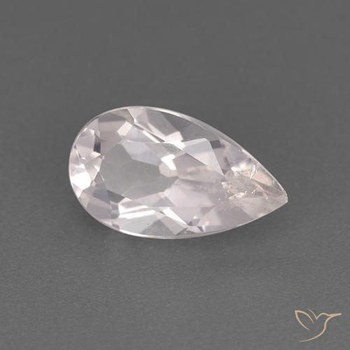 Morganite Rose clair naturelle En forme de poire, 0.97 ct, VS