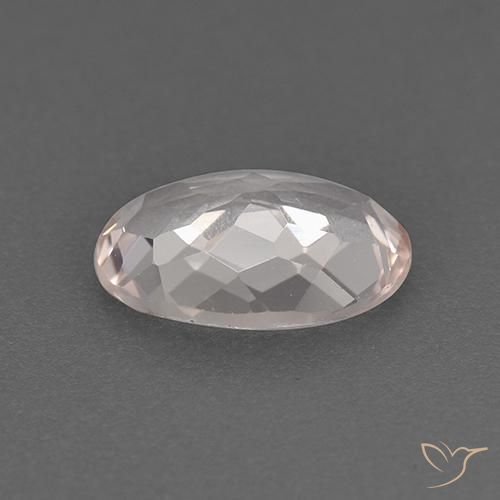 Morganite Flamant rose naturelle ovale, 0.77 ct, VVS-VS