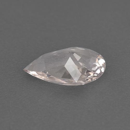 Morganite rose naturelle en forme de poire, 0,61 ct, VVS-VS