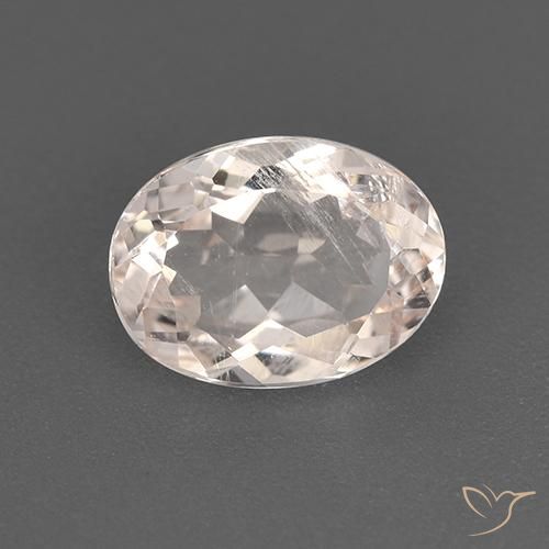 1.18ct Naturel Rose moyen-léger Morganite, ovale, VS
